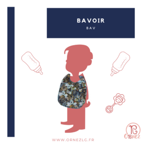 Bavoir coton bambou ORNEZ