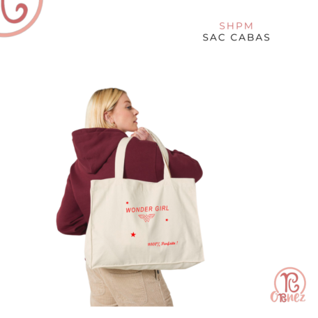 grand sac cabas personnalisé